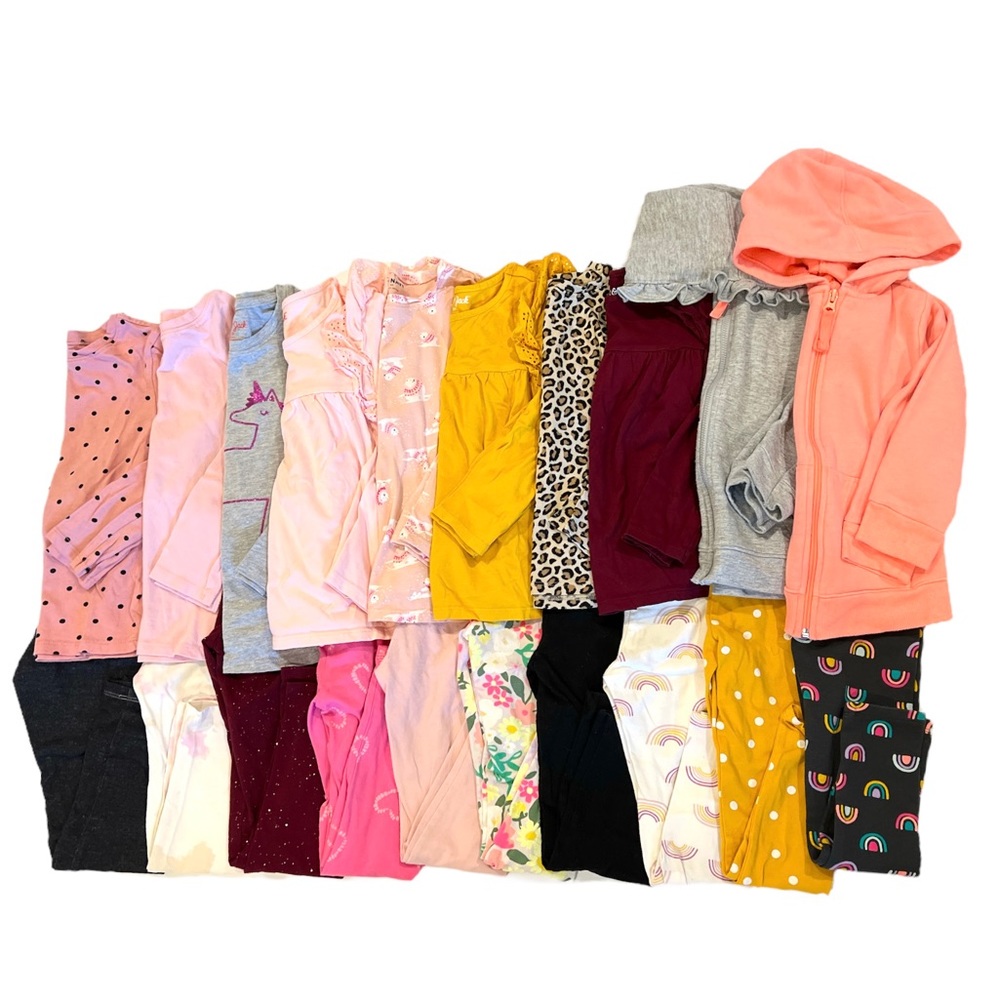 Lot of girls outfits. 20 pieces, size 5T, Cat & Jack.